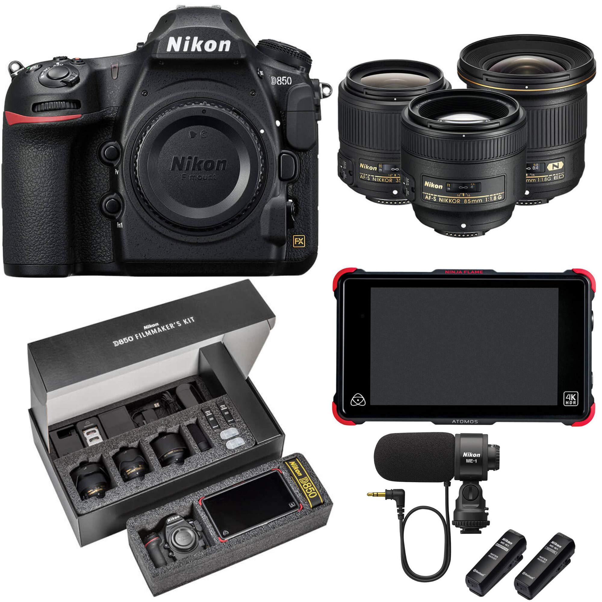 Nikon Kit de cineasta D850, Preto | Amazon.com.br